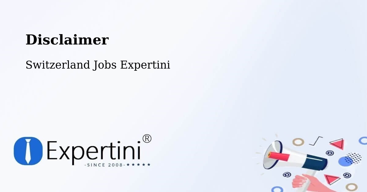 Disclaimer – Seeland District - Switzerland Jobs Expertini