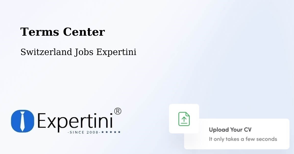 Terms of Service – Seeland District - Switzerland Jobs Expertini